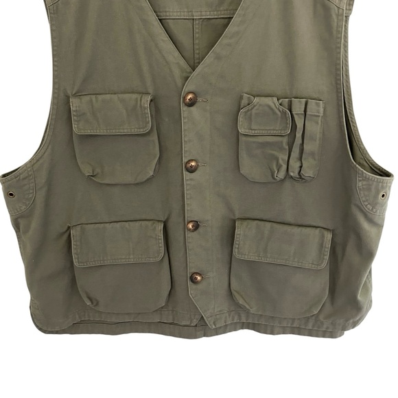 Duluth Trading Co. Khaki Utility Vest Size XXL - Picture 3 of 9